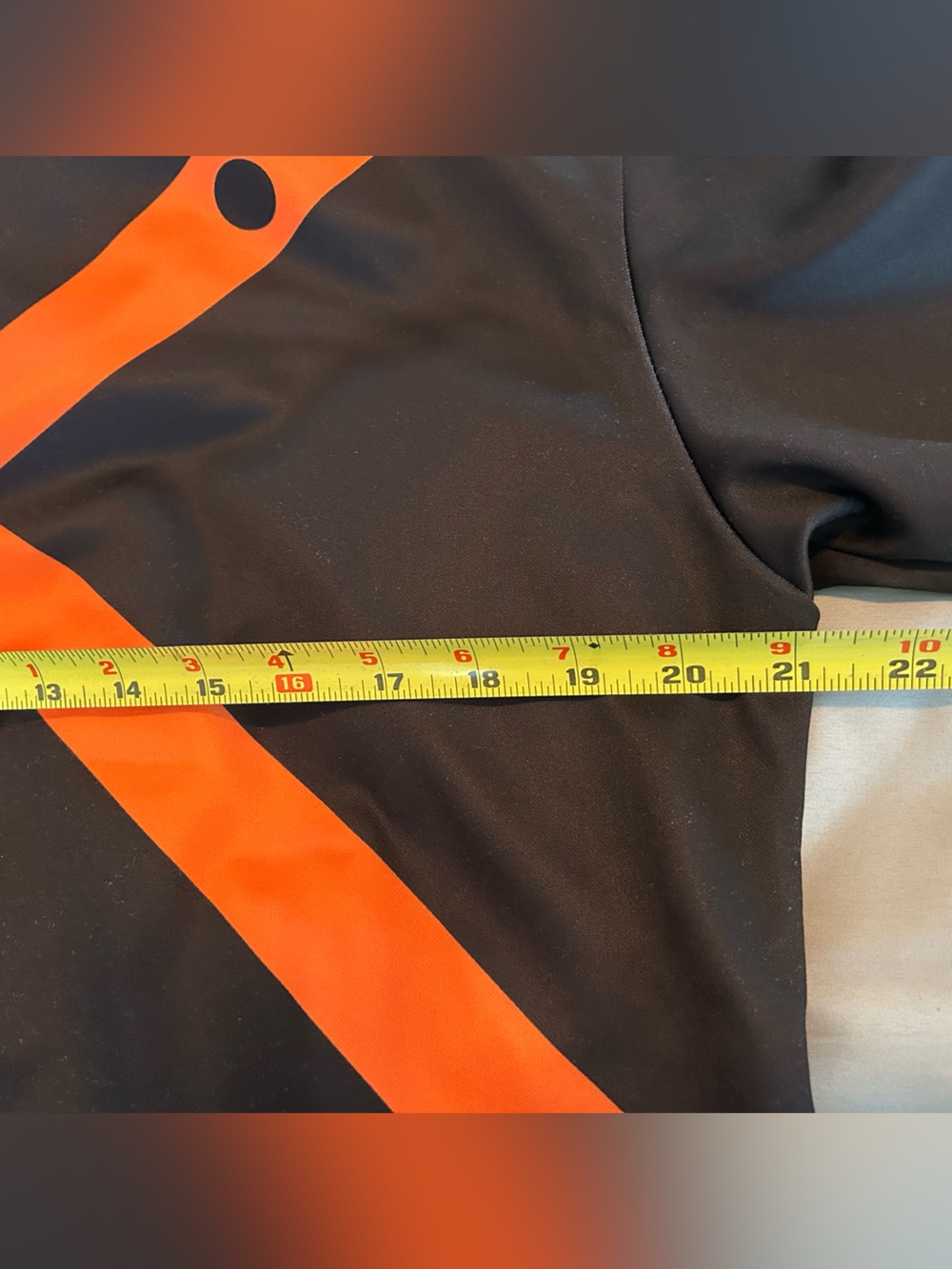 Oversized Bakugo Black Hoodie with Orange Graphic and Green Hem, Anime / Comicon - Picture 5 of 8
